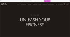 Desktop Screenshot of feleciahatcher.com